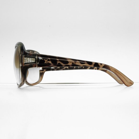 Authentic LOUIS VUITTON Vintage Sunglasses, Tortoise shell Rhinestone Frames - Picture 3 of 12